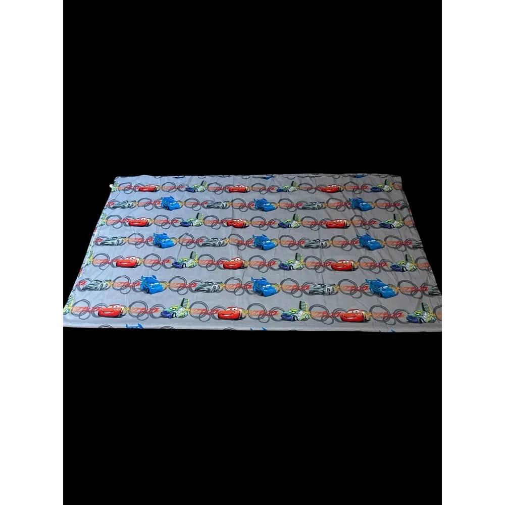 Disney Pixar Cars Flat Sheet Full Grey Lightning McQueen Francesco Bernoulli